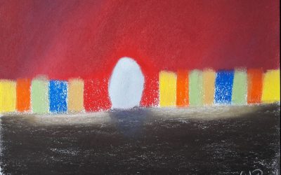 Gemälde Stillleben vereinen Formen, Farben und Figuren